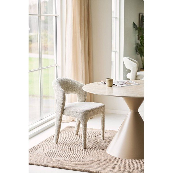 Okrogla jedilna miza s keramično ploščo ø 120 cm Annecy – House Nordic-image-3