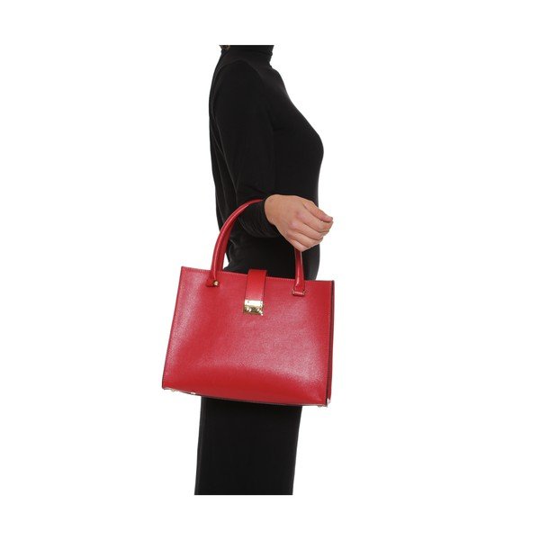 Usnjena torbica Anna Luchini 448 Rosso-image-4