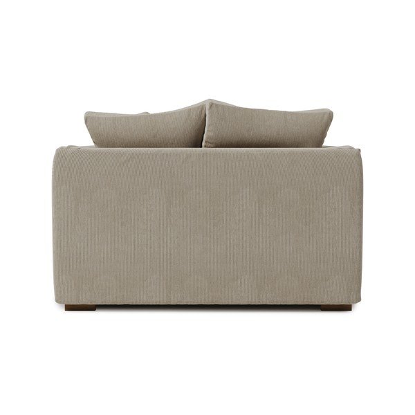 Kremno beli žametni fotelj Comfy - Scandic-image-3