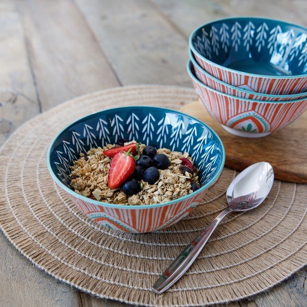 Keramična skleda Kitchen Craft Folk, ø 16 cm-image-1