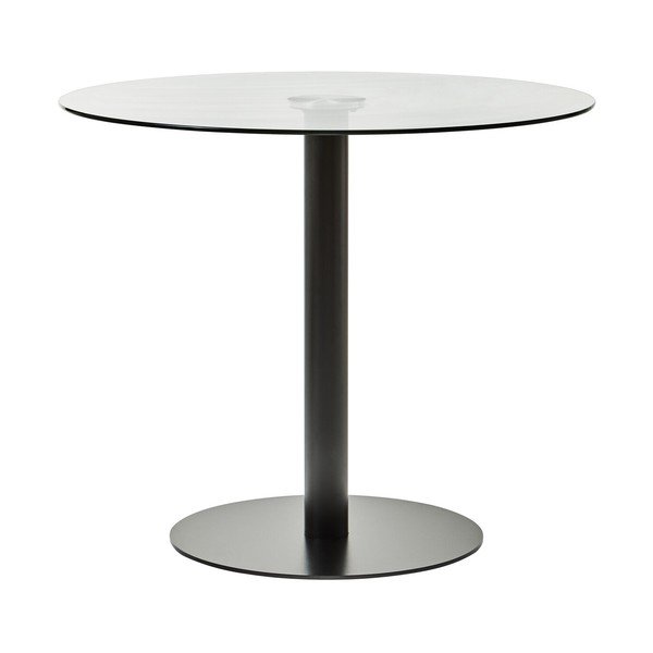 Okrogla jedilna miza s stekleno mizno ploščo ø 90 cm Metropolitan – Premier Housewares
