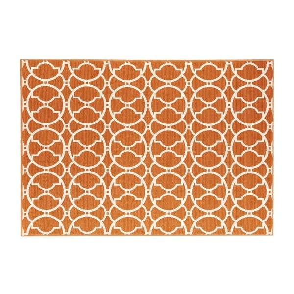 Oranžna zunanja preproga Floorita Interlaced, 133 x 190 cm-image-2