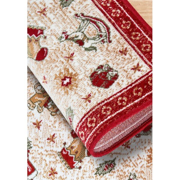 Rdeča preproga z božičnim motivom iz mešanice bombaža 50x80 cm Toy's Delight Red Christmas – Villeroy&Boch-image-3