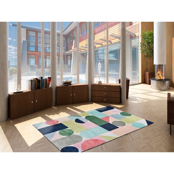 Preproga z vsebnostjo bombaža Universal Haria Play, 140 x 200 cm-image-1