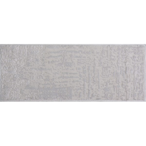 Svetlo sivi bombažni komplet preprog za stopnice 16 ks 25x65 cm Milano Beyaz – Vitaus