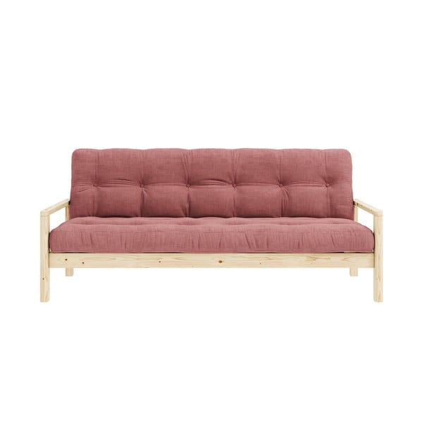 Rožnata raztegljiva sedežna garnitura 205 cm Knob – Karup Design