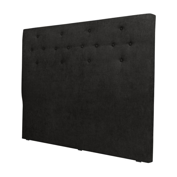 Črna vzglavna deska Cosmopolitan design Barcelona, širina 202 cm