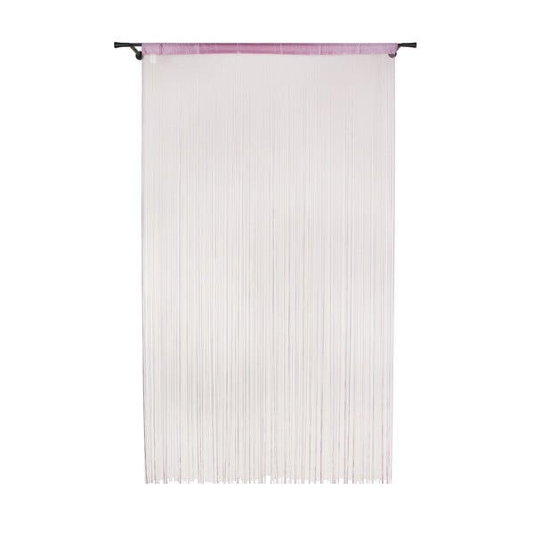 Vijolična prosojna zavesa 140x285 cm String – Mendola Fabrics