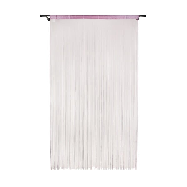 Vijolična prosojna zavesa 140x285 cm String – Mendola Fabrics