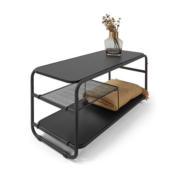 Črna TV omarica Kave Home Academy, 98 x 46 cm-image-3