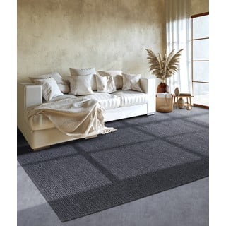 Temno siva ročno tkana volnena preproga 60x90 cm Francois – Villeroy&Boch