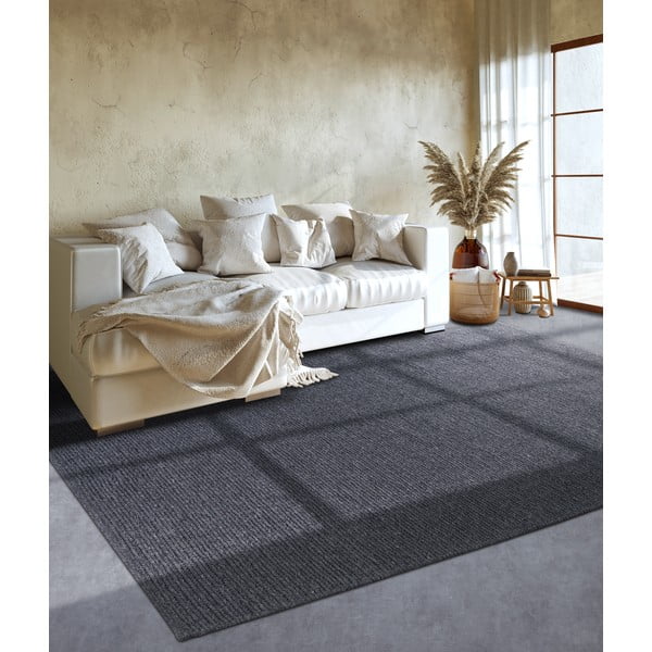 Temno siva ročno tkana volnena preproga 80x150 cm Francois – Villeroy&Boch-image-3