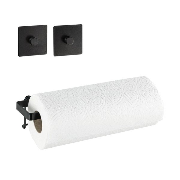 Črno držalo za kuhinjske krpe Wenko Turbo-Loc® Gala, širine 30,6 cm-image-4