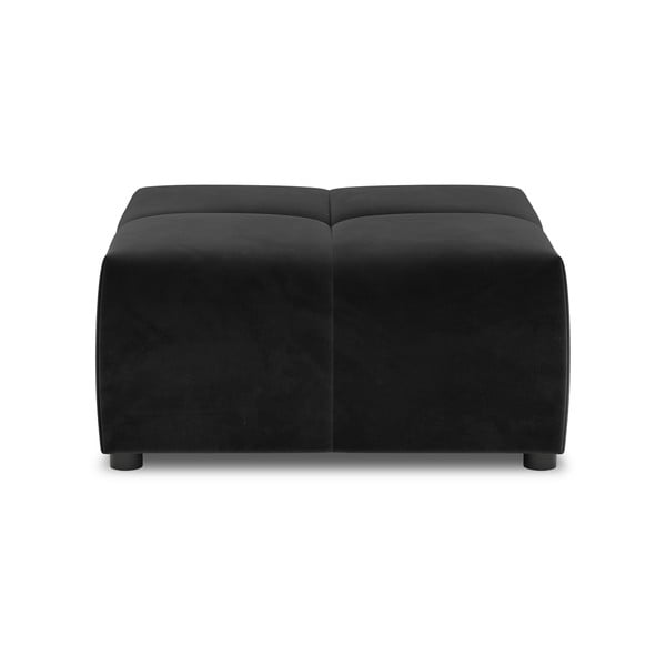Črn žametni kavč modul Rome Velvet - Cosmopolitan Design -image-2