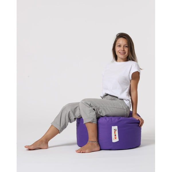 Vijoličen vrtni tabure Round – Floriane Garden-image-1