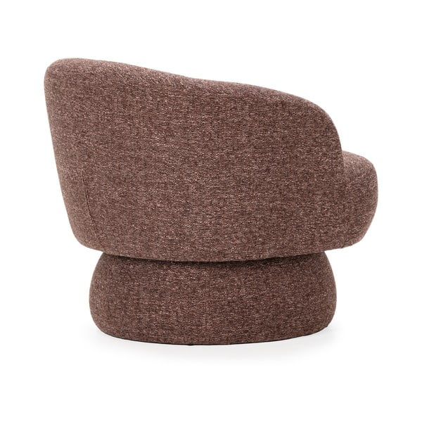 Vijoličen/rjav vrtljiv fotelj Dali – MOME-image-4