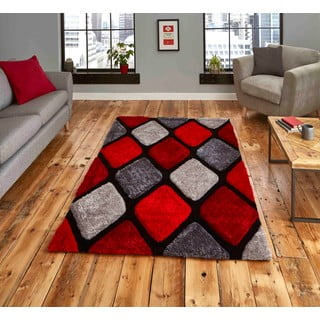 Rdeča ročno tkana preproga 120x170 cm Noble House – Think Rugs