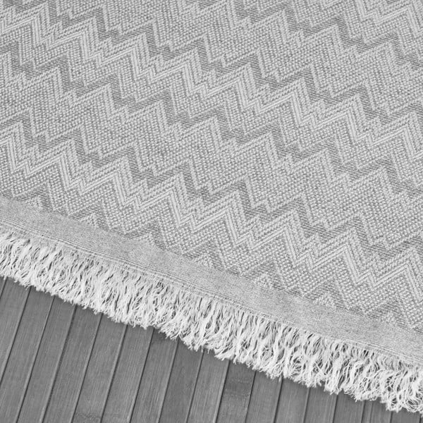 Sivo pregrinjalo za zakonsko posteljo 180x290 cm Up & Down – Casa Selección-image-1