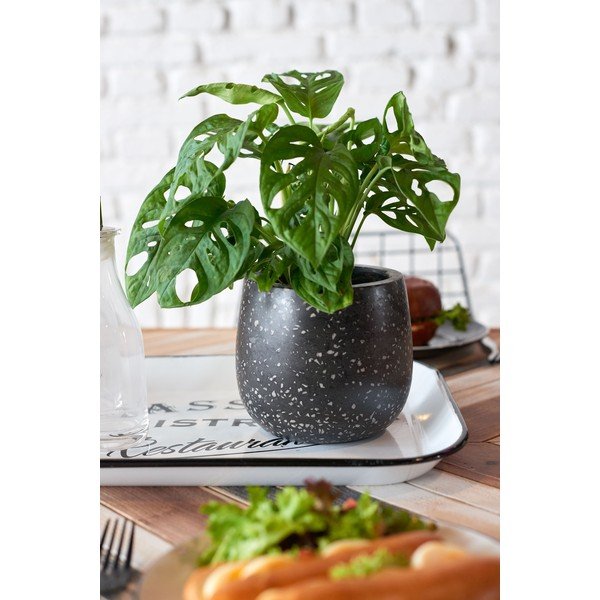 Črno-siv betonski lonec Kave Home Braydon-image-3