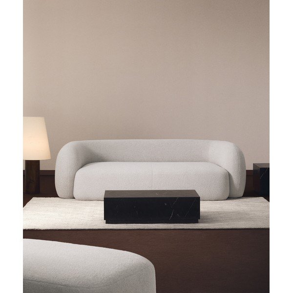 Črna marmorna klubska mizica 50x100 cm Sorein – Kave Home-image-2
