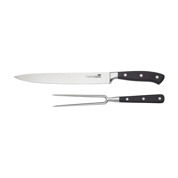 Nož in vilice za rezanje mesa Mojstrski tečaj kuhinjske obrti