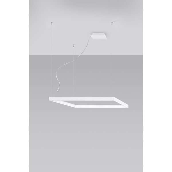 Bela LED viseča luč 80x80 cm Aura - Nice Lamps