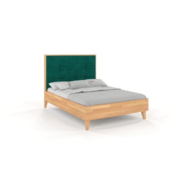 Dvoposteljna postelja iz masivnega bukovega lesa SKANDICA Frida, 140 x 200 cm