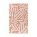 Rožnata/kremno bela pralna preproga 60x90 cm Athena – douceur d'intérieur