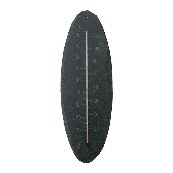 Stenski termometer iz skrilavca Esschert Design, 40 x 13 cm