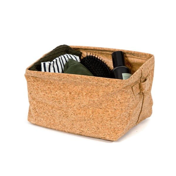 Košara iz plute Compactor Cork Iron Frame Basket,, 25 x 15 cm-image-1