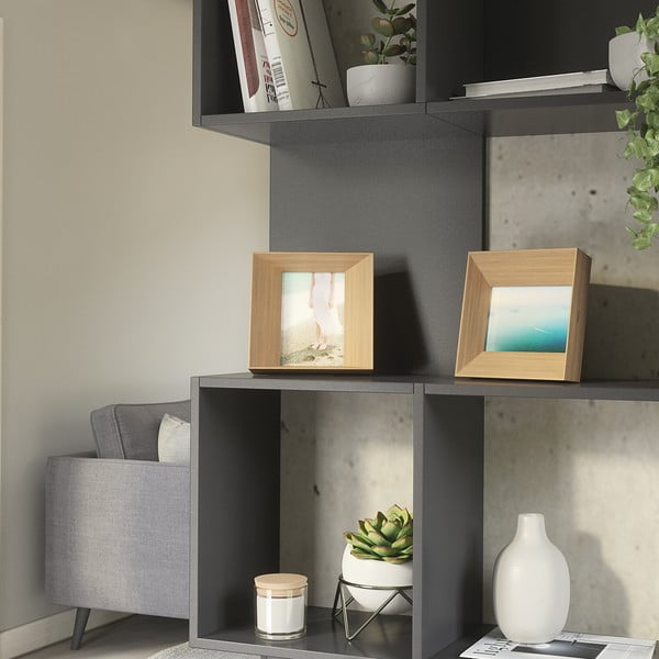 Lesen stoječ okvir v naravni barvi 17x17 cm Lookout – Umbra-image-3