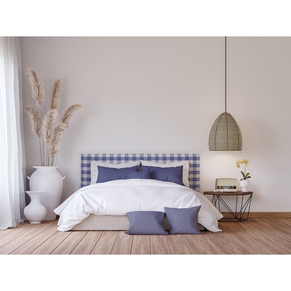 Modro oblazinjeno vzglavje 165x52 cm Billie – Really Nice Things-image-1