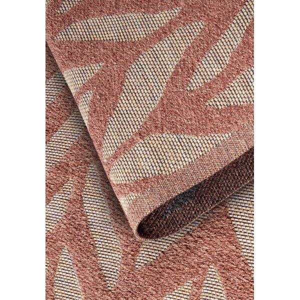 Opečnato oranžna zunanja preproga iz recikliranih vlaken 200x290 cm Georgette – Villeroy&Boch-image-3