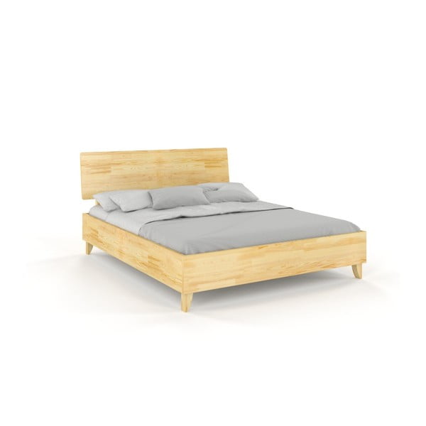 Dvoposteljna postelja iz masivnega borovega lesa SKANDICA Viveca, 200 x 200 cm
