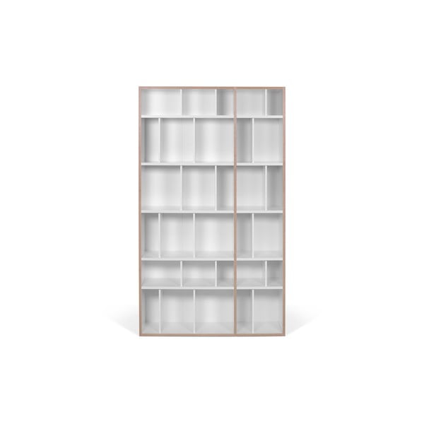 Bela knjižna omara, širina 108 cm Group - TemaHome