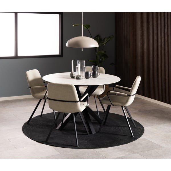 Kremno beli jedilni stoli v kompletu 2 ks Selina – Actona-image-2