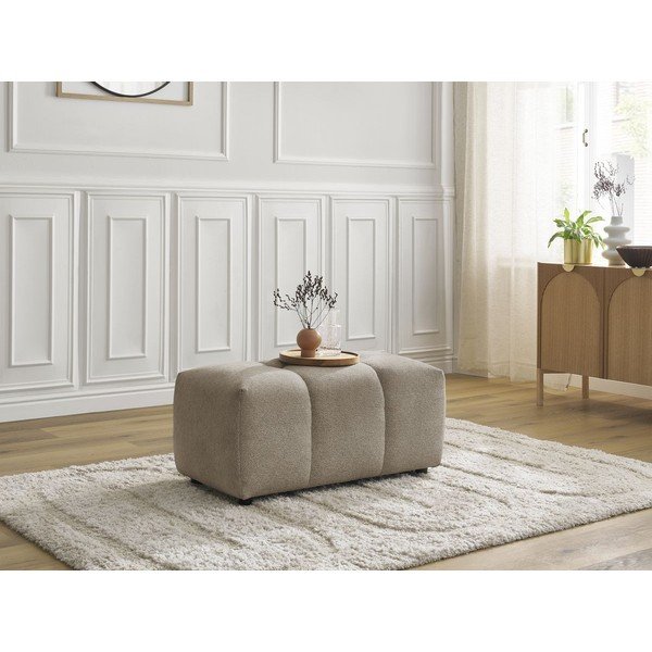 Bež tabure iz šenilje Roxelane – Bobochic Paris-image-4