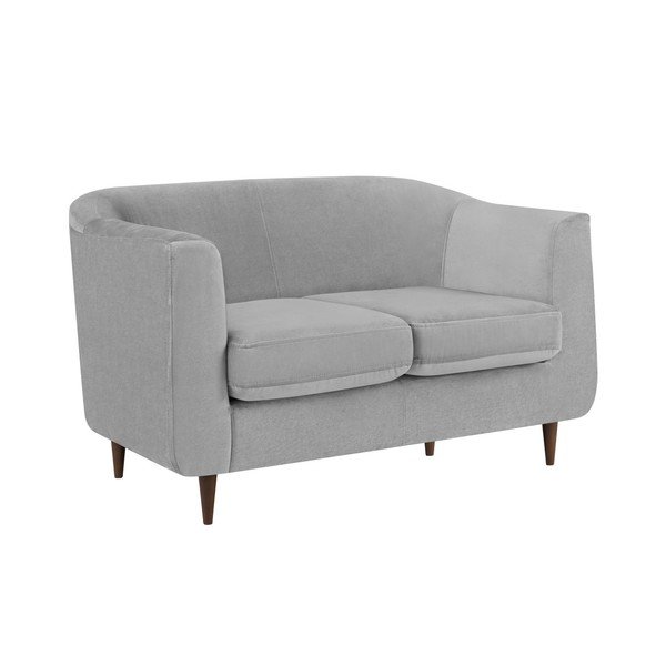 Siva žametna zofa Kooko Home Glam, 125 cm-image-4