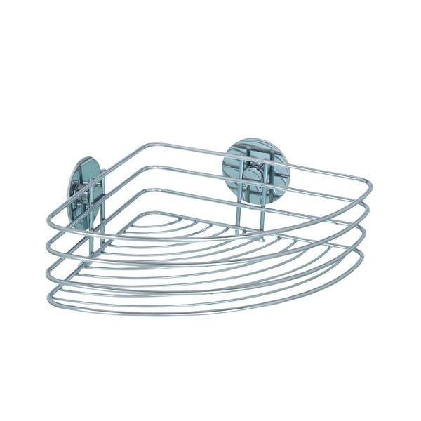 Wenko Turbo-Loc samonosilna vogalna polica, 20 x 26,5 cm-image-1