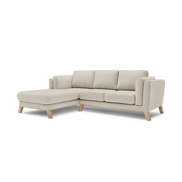 Bež kotna zofa Bobochic Paris Seattle, levi kot-image-3