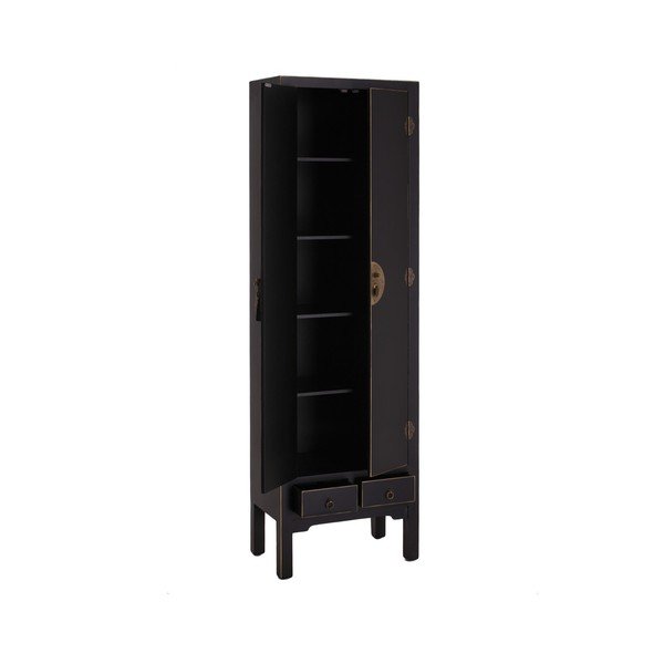 Črna garderobna omara 55x185 cm Oriente – Ixia-image-2