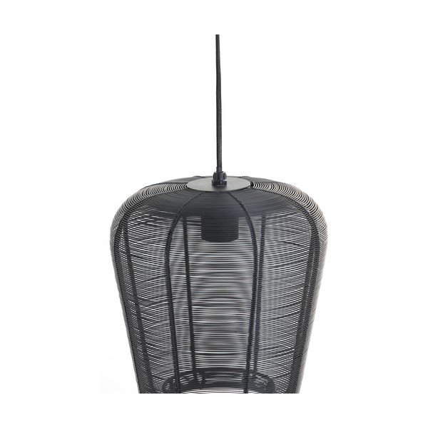 Črna stropna svetilka ø 23 cm Adeta - Light & Living-image-3