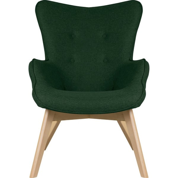 Temno zelen fotelj Niko – Ropez-image-2