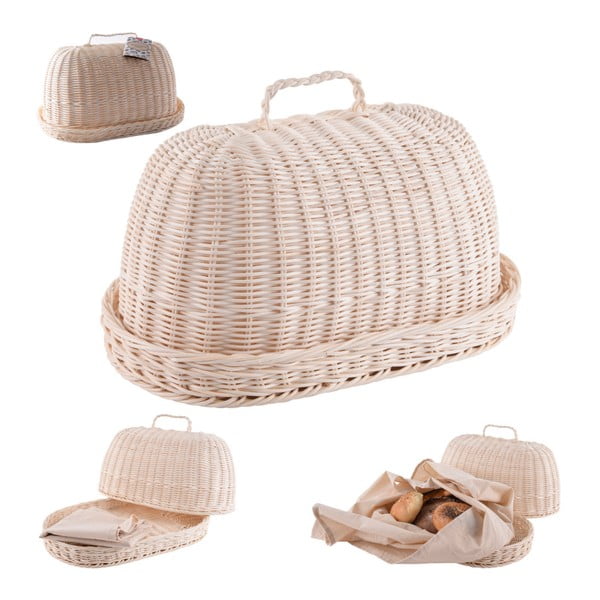 Košara za kruh iz ratana Orion Oval-image-1