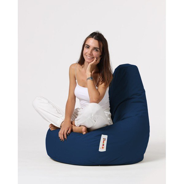 Temno modra vrtna sedežna vreča Drop – Floriane Garden-image-1