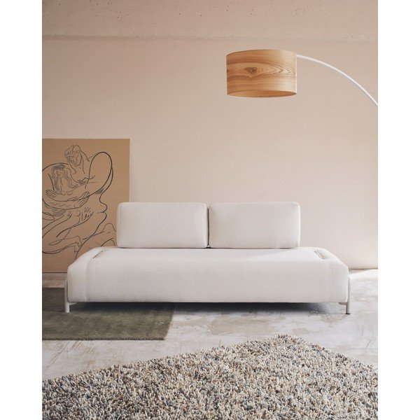 Bež sedežna garnitura iz šenilje 232 cm Compo – Kave Home-image-1