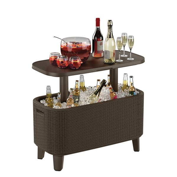 Vrtna miza s prostorom za led 83.5x40.5 cm Bevy – Keter-image-2