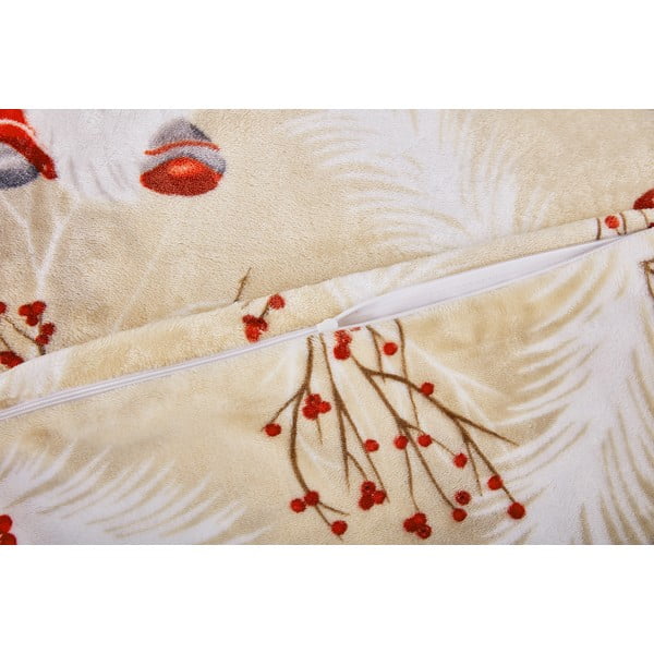 Svetlo rjava enojna posteljnina iz mikropliša 140x200 cm Goblin – My House-image-2