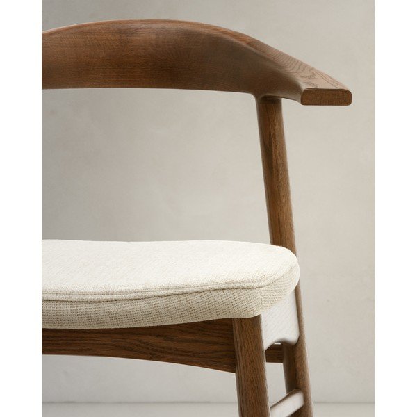 Rjav/bež jedilni stol Timons – Kave Home-image-4