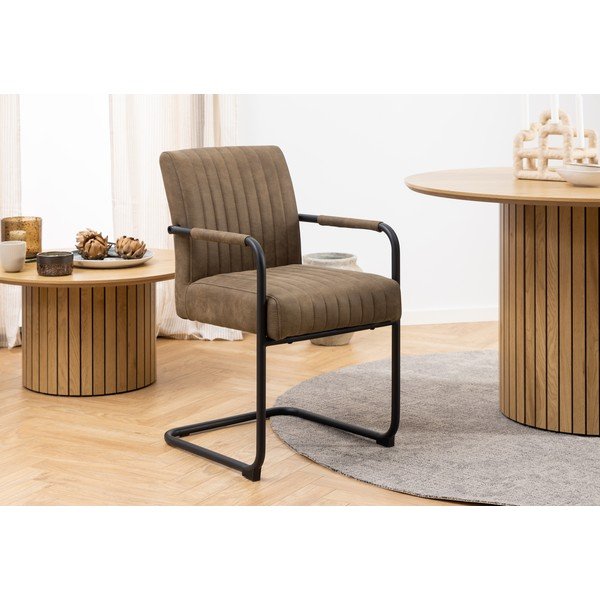 Rjavi jedilni stoli v kompletu 2 ks Adele – Actona-image-2